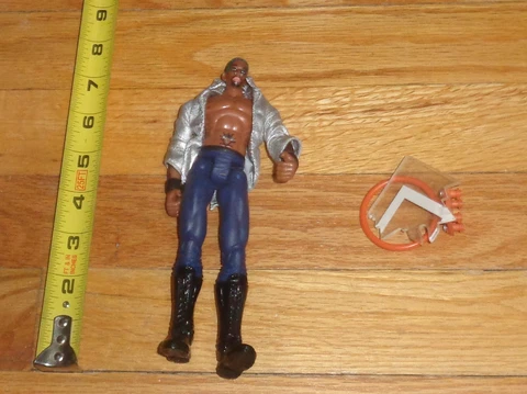 1999 WCW NWO Marvel Dennis Rodman Wresting figure WWF WWE NBA green Bulls Cover