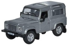 BNIB OO GAUGE OXFORD 1:76 76LRDF003 LAND ROVER DEFENDER 90 GREY