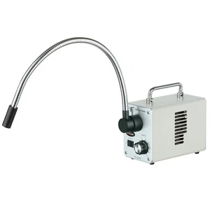 AmScope 50W LED Fiber Optic Single Gooseneck Light Microscope Illuminator - Picture 1 of 4