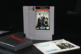 The Addams Family Nintendo NES Cartridge AND Booklet (RARE)! TESTED - 1992 USED	