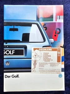 VW Golf 2 Prospekt, 1.1989 mit Golf  CL, GL, GT, GTD,   AH Ossmann2 - Picture 1 of 8