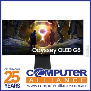 34" Samsung Odyssey Anti-Glare OLED G8 UWQHD Curved Gaming Monitor LS34DG850SEXX - Picture 1 of 3