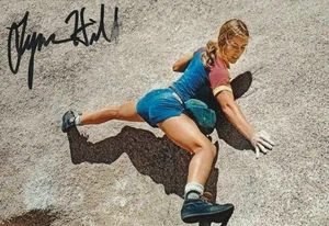 Lynn Hill handsigniertes 6x4 Zoll Foto Kletterer - Bild 1 von 1