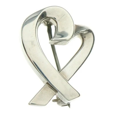 Broche Tiffany & Co. Paloma Picasso prata esterlina 2x1,5cm usado - Imagem 1 de 4