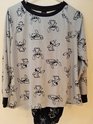 Disney's Stitch Pijama Infantil Talla Pequeña 4-6 Azul/Azul Marino Foto 1 de 4