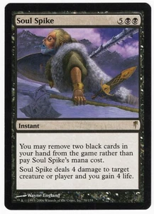 Soul Spike 2006 Coldsnap Black Rare Instant MTG NM AZ1 - Picture 1 of 2