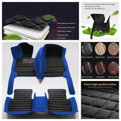 Fit For Mazda MX-5 Custom Car Floor Mats luxury waterproof Cargo Liners Carpets Foto 1 de 4