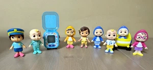 Cocomelon Lot Of 8 Figures and Watch Works Great - Picture 1 of 8