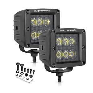 2x 3'' 120W LED Pods Driving Flood Light Beam LED Cubes LED Ditch Lights Offroad - Picture 1 of 5