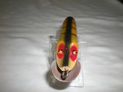 Vampiro de madera Heddon vintage - ojos de vidrio - percha - en muy buen estado Foto 1 de 4