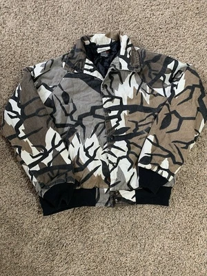 复古 Predator 迷彩男式 M 夹克被子衬里中重美国 — 第 1/4 张图片