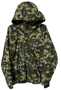 Mountain Hardware Recco Herren Skijacke mit Kapuze Large Camouflage grün wasserdicht - Bild 1 von 9