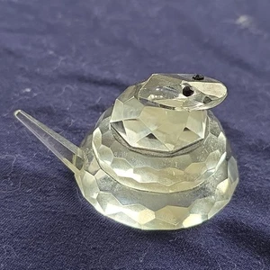 Figurina rara serpente in cristallo Swarovski originale collezione vintage - Foto 1 di 9