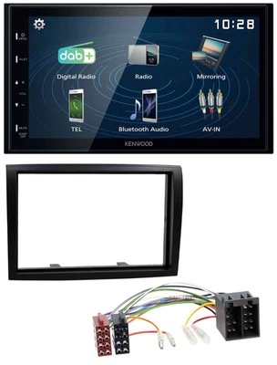Kenwood 2DIN Bluetooth MP3 USB DAB Autoradio für Fiat Ducato Citroen Jumper Peug - Bild 1 von 4