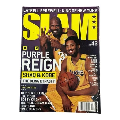 Slam Magazine #43/2000/Shaq & Kobe/Purple Reign Bling Dynasty/Includes Poster - Image 1 of 4