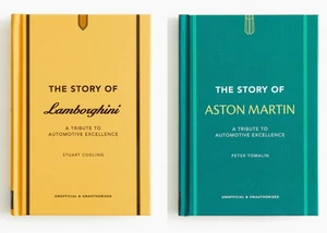 The Story of Lamborghini Aston Martin Book Luxury Car Brand Books CHOOSE New - Picture 1 of 6