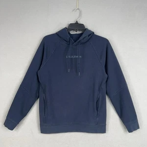 Lululemon Hoodie Herren XS Blau City Sweat Pullover Sweatshirt Taschen Spruch - Bild 1 von 14