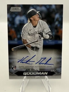2024 Stadium Club Hunter Goodman #SCBA-HG Rookie Autograph RC - Bild 1 von 2