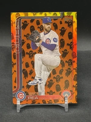 2025 Topps Update Colin Rea Holiday Ghost Foil - Chicago Cubs - card#US335 - Image 1 of 2