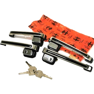 Kit di 4 maniglie ORIGINAL apertura porta esterna con chiavi uguali per Alfa Sud - Imagen 1 de 8