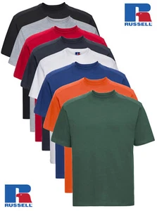 Camiseta de algodón Russell 010M ropa de trabajo resistente XS-4XL - Imagen 1 de 10