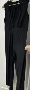 City Chic Playsuit Romper Black Sleeveless Womens Size XS 14 - Picture 1 of 8