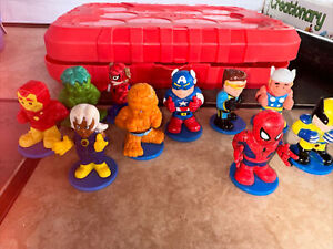 10 Marvel Figures 2” Display Figurines 2005 PVC Cake Toppers MGA Entertainment