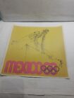 Genuine Mexico 1968 Olympic Games Poster Lance Wyman  12" x 12" HTF #4