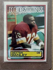 1983-1989 TOPPS PRO SET DEXTER MANLEY COLLECTION RC #191 REDSKINS NM-MT+++ - Picture 1 of 3