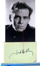 Jack Hedley vintage signed page AFTAL #145