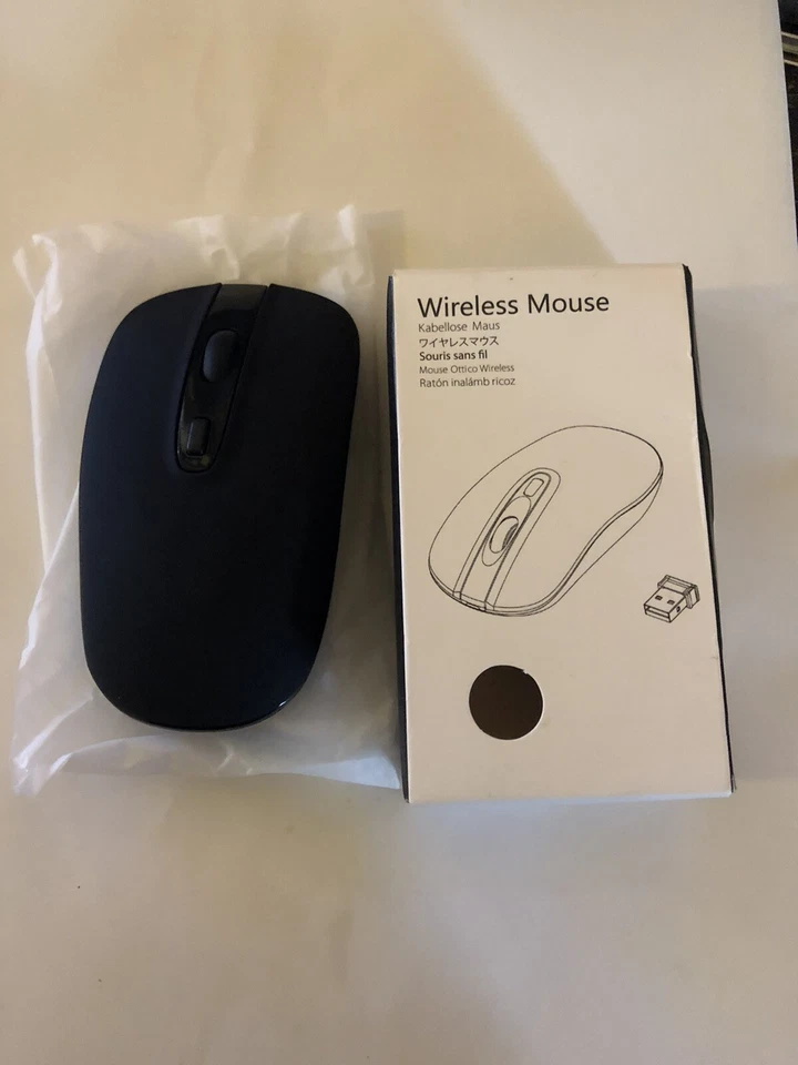 Cimetech TM-002 Black USB Wireless Mini Portable Optical Mouse  - Image 1 of 3
