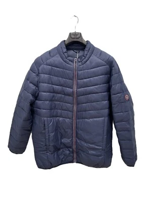 JACK&JONES 2XL EU / L US JACKET PUFFER PUFFA ZIP COLLAR LIGHTWIGHT SPRING FALL - Image 1 of 4