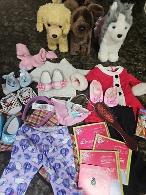 American Girl Clothing & Accessory/ Shoes Lot Charms, Dogs, Husky  - Image 1 of 4