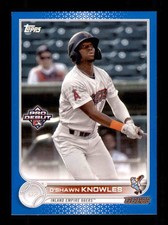 2022 Topps Pro Debut Blue #PD131 D'Shawn Knowles    #76/150