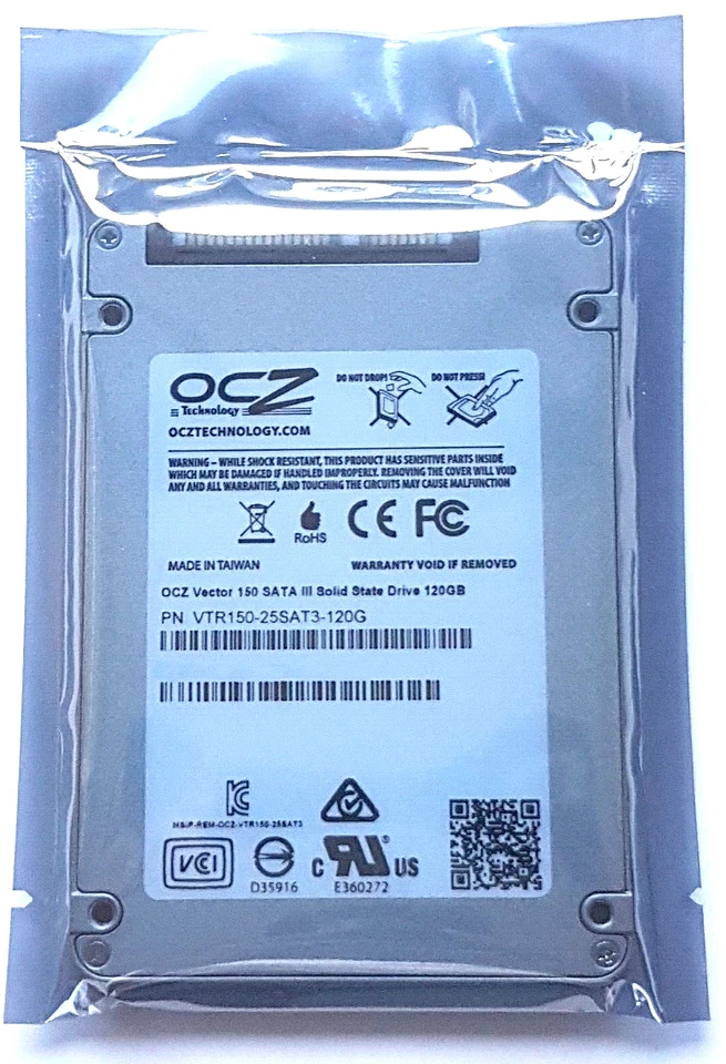 120 GB SATA III OCZ Vector 150 VTR150-25SAT3-4.2oz SSD 2,5 " Hard Drive New - Image 1 of 1
