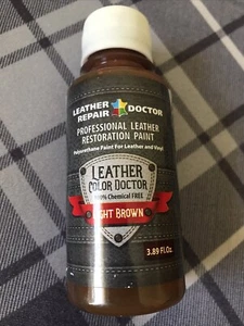 LEATHER REPAIR DOCTOR PROFESSIONELLE LEDERRESTAURIERUNGSFARBE HELLBRAUN 3,89 OZ. - Bild 1 von 5