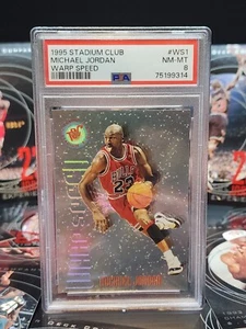1995 Stadium Club Michael Jordan "WARP SPEED" #WS1 CARD - Picture 1 of 8