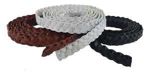 Flat Braided Leather cord - Picture 1 of 2