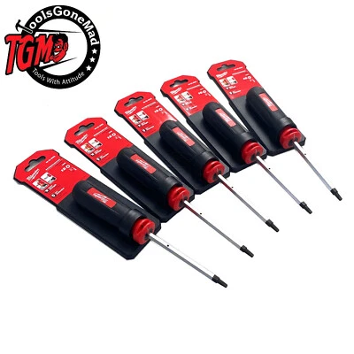 5xMilwaukee #2 100mm 4" Square Screwdriver Wire Stripper & Bending Hole 48222052 - Image 1 of 2