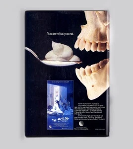 THE STUFF (1985) / VHS AD - 2"x3" POSTER MAGNET horror movie fangoria eighties - Picture 1 of 2