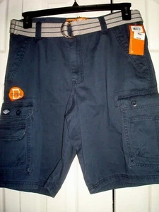 Pantalones cortos para hombre Lee gris oscuro talla 32 con cinturón - Imagen 1 de 2