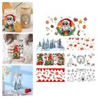 Xmas Pattern Glass Cups Sticker Vibrant Colors Water Bottles Sticker