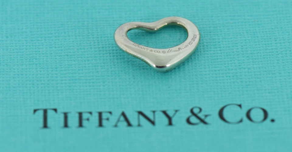 Colgante De Corazón De Tiffany & Co De Plata Esterlina - Imagen 1 de 1