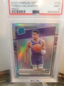 2020-21 Panini Donruss Optic Rated Rookie Holo Prizm #162 Tyrese Haliburton (RC) - Picture 1 of 4