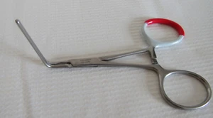 Abrazadera Bulldog V. Mueller CH6098 DeBakey vástagos rectos mandíbula en ángulo 90 grados 3-3/4" - Imagen 1 de 10