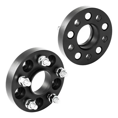 2X 1" 5x108 Hubcentric 12x1.5 63.4mm Wheel Spacers For Jaguar F-Type Lincoln MKZ - Изображение 1 из 4