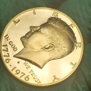 Medio dólar Kennedy 1976 S gema del bicentenario camafeo prueba 40 % plata sin circular - Imagen 1 de 4
