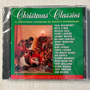 CD Christmas Classics Johnny Mathis Judy Garland Bing Crosby ©1995 (NEW SEALED) - Picture 1 of 2