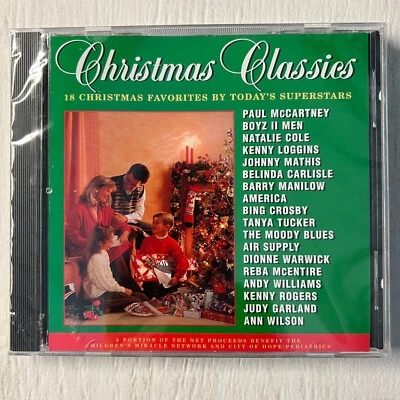 CD Christmas Classics Johnny Mathis Judy Garland Bing Crosby ©1995 (NEW SEALED) - Image 1 of 2