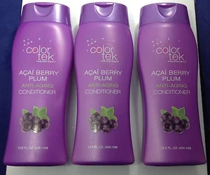 Acondicionador de cabello antienvejecimiento color Tek Professional Acai baya ciruela 13,6 oz/tres - Imagen 1 de 1